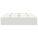 vidaXL Ágykeret tárolóval tárolóval Fehér 140 x 190 cm Faanyag