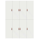 vidaXL Ágykeret tárolóval tárolóval Fehér 140 x 190 cm Faanyag