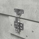 vidaXL Ágykeret tárolóval tárolóval Beton Szürke 135 x 190 cm Faanyag