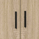 vidaXL Ágykeret tárolóval tárolóval Sonoma tölgy 90 cm Faanyag