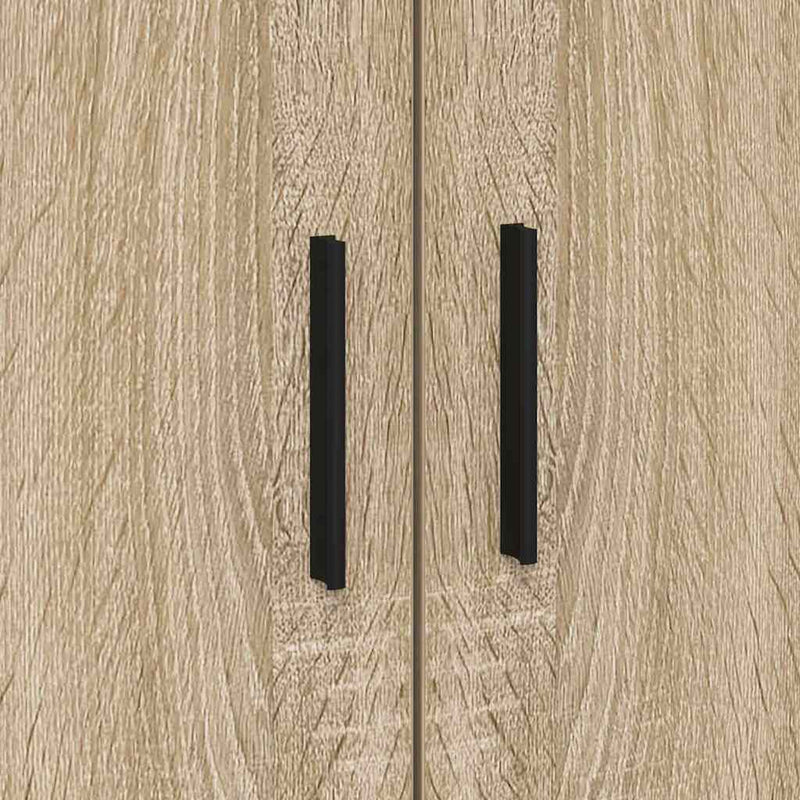vidaXL Ágykeret tárolóval Sonoma tölgy 244 x 118 x 53.5 cm Faanyag
