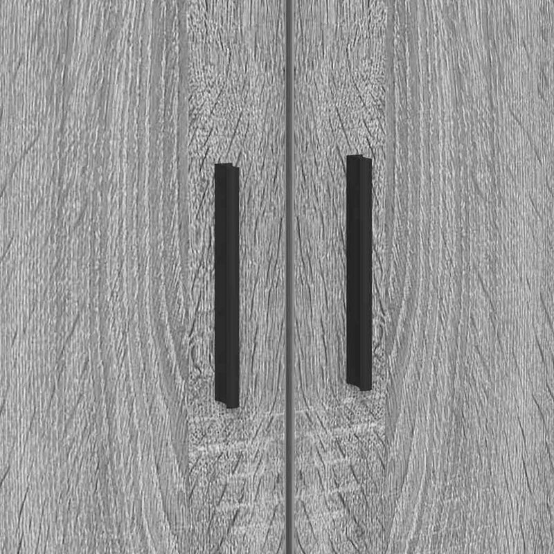 vidaXL Ágykeret tárolóval Szürke sonoma 234 x 118 x 53.5 cm Faanyag