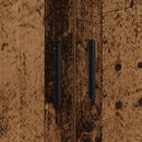 vidaXL Ágykeret tárolóval Régi fa 234 x 103 x 53.5 cm Faanyag