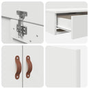 vidaXL Ágykeret tárolóval fiókkal Fehér 236.5 x 200 x 31.5 cm Faanyag