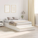 vidaXL Ágykeret tárolóval fiókkal Fehér 236.5 x 120 x 31.5 cm Faanyag
