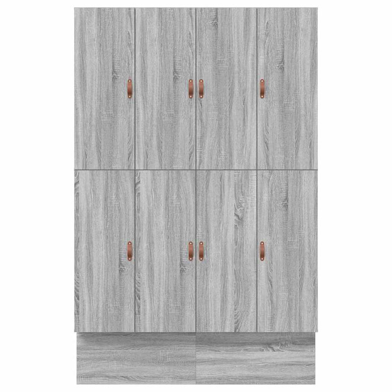 vidaXL Ágykeret tárolóval Szürke sonoma 236.5 x 160 x 31.5 cm Faanyag