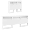 vidaXL Könyvespolcos Ágy fejtámlával Fehér 100 x 200 cm Faanyag