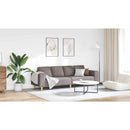 vidaXL Nappali Kanapé Tópszínű 250 x 77 x 76 cm Poliészter