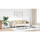 vidaXL Nappali Kanapé Krém 250 x 77 x 76 cm Poliészter