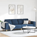 vidaXL Nappali Kanapé Kék 250 x 77 x 76 cm Poliészter