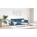 vidaXL Nappali Kanapé Kék 250 x 77 x 76 cm