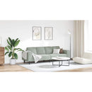 vidaXL Nappali Kanapé Világosszürke 250 x 77 x 76 cm