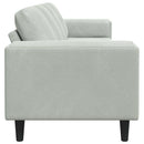 vidaXL Nappali Kanapé Világosszürke 250 x 77 x 76 cm