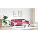 vidaXL Nappali Kanapé Bordó 250 x 77 x 76 cm