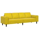 vidaXL Nappali Kanapé Sárga 250 x 77 x 76 cm