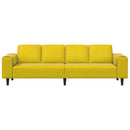 vidaXL Nappali Kanapé Sárga 250 x 77 x 76 cm