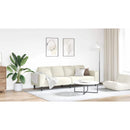 vidaXL Nappali Kanapé Krém 250 x 77 x 76 cm