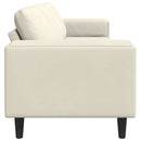 vidaXL Nappali Kanapé Krém 250 x 77 x 76 cm