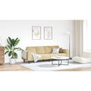 vidaXL Kanapé Szürke zöld 250 x 77 x 76 cm Bársonyos szövet