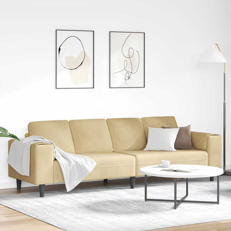 vidaXL Szövet kanapé párnával Szürke zöld 208 cm Bársony anyag