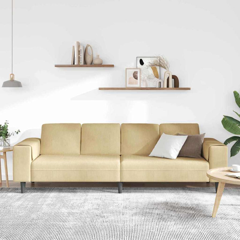 vidaXL Szövet kanapé párnával Szürke zöld 208 cm Bársony anyag
