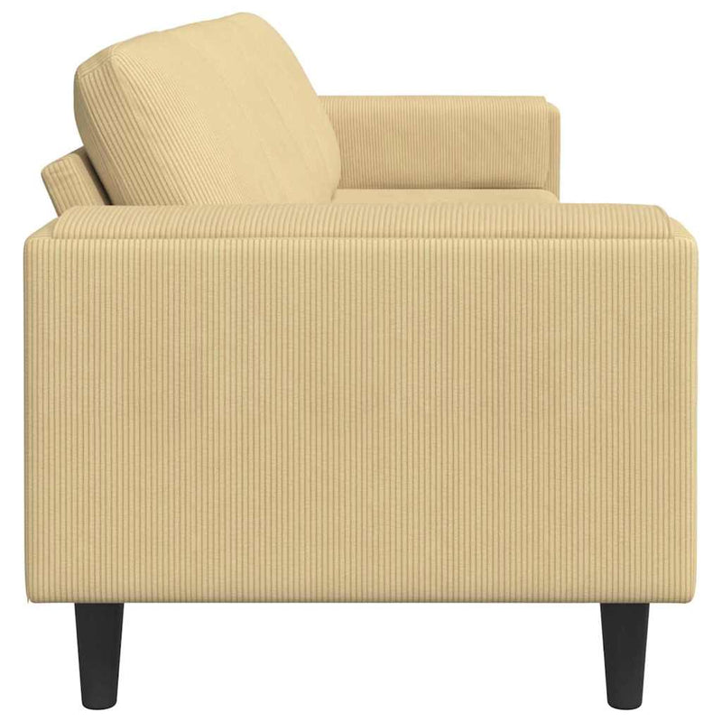 vidaXL Szövet kanapé párnával Szürke zöld 208 cm Bársony anyag