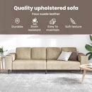vidaXL Nappali Kanapé Világosszürke 250 x 77 x 76 cm