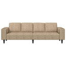 vidaXL Nappali Kanapé Világosszürke 250 x 77 x 76 cm