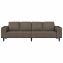 vidaXL Nappali Kanapé Sötétszürke 250 x 77 x 76 cm