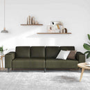 vidaXL Nappali Kanapé Katonai zöld 250 x 77 x 76 cm