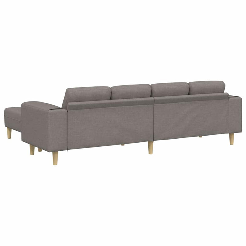 Kanapé Szett 3 pcs Tópszínű szövet
