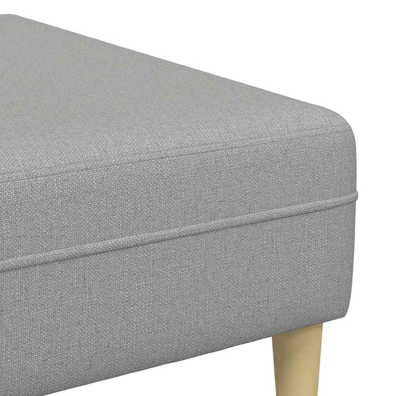 Kanapé Szett 3 pcs Felhős szürke szövet