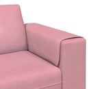 vidaXL Nappali Kanapé 3 pcs Rózsaszín 250 x 188 x 76 cm