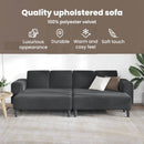 vidaXL Nappali Kanapé 3 pcs Fekete 250 x 188 x 76 cm