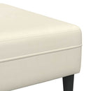 vidaXL Kanapé Szett Krém Bársony