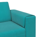 vidaXL Nappali Kanapé 3 pcs Türkiz 250 x 188 x 76 cm