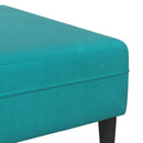vidaXL Nappali Kanapé 3 pcs Türkiz 250 x 188 x 76 cm