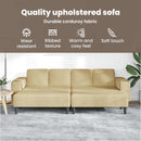 vidaXL Kanapé Szürke zöld 250 x 188 x 76 cm Bársonyos szövet