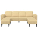 vidaXL Kanapé Szürke zöld 250 x 188 x 76 cm Bársonyos szövet