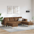 vidaXL Nappali Kanapé 3 pcs Barna