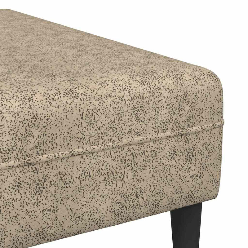 Kanapé Szett 3 pcs Világosszürke Műbőr velúr