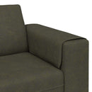vidaXL Nappali Kanapé 3 pcs Katonai zöld