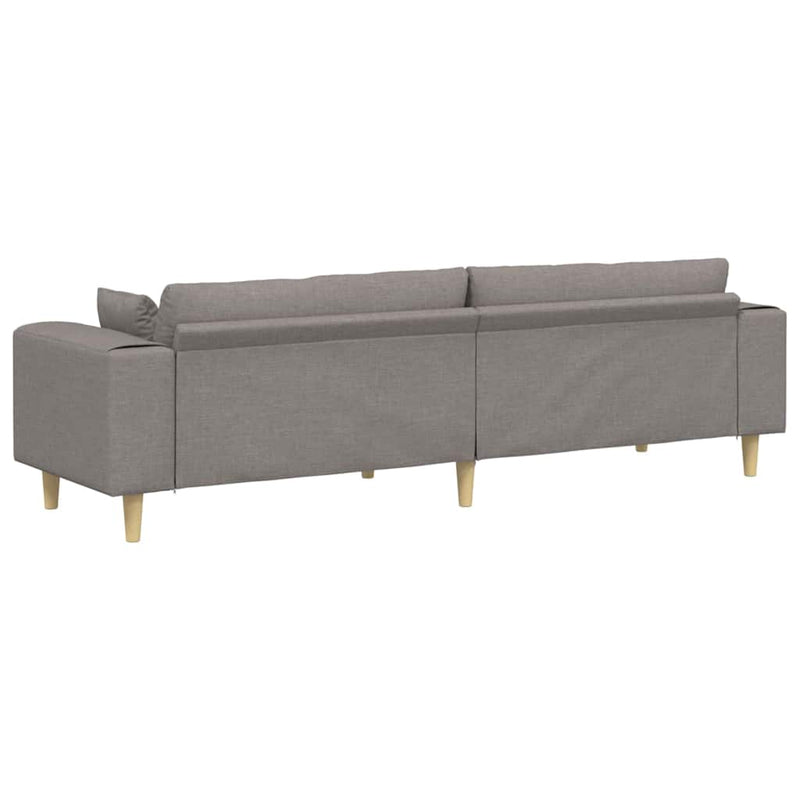 Szövet kanapé párnával Tópszínű 208 cm szövet