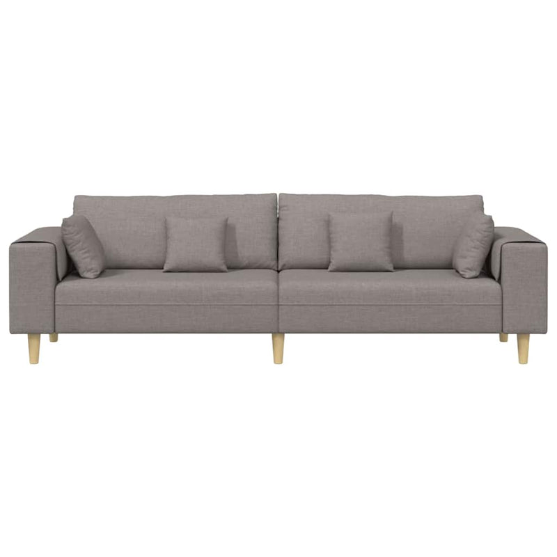 Szövet kanapé párnával Tópszínű 208 cm szövet