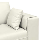vidaXL Kanapé 3 pcs Krém 250 x 188 x 76 cm Bársony
