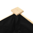 vidaXL Kerti cserép polcokkal Bézs 71 x 37 x 76.5 cm Tömör fenyőfa