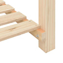 vidaXL Kerti cserép polcokkal Bézs 71 x 37 x 76.5 cm Tömör fenyőfa