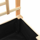 vidaXL Kerti cserép polcokkal Bézs 71 x 38 x 152 cm Tömör fenyőfa