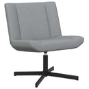 vidaXL Forgószék Világosszürke 63 x 75 x 76 cm szövet