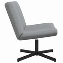 vidaXL Forgószék Világosszürke 63 x 75 x 76 cm szövet